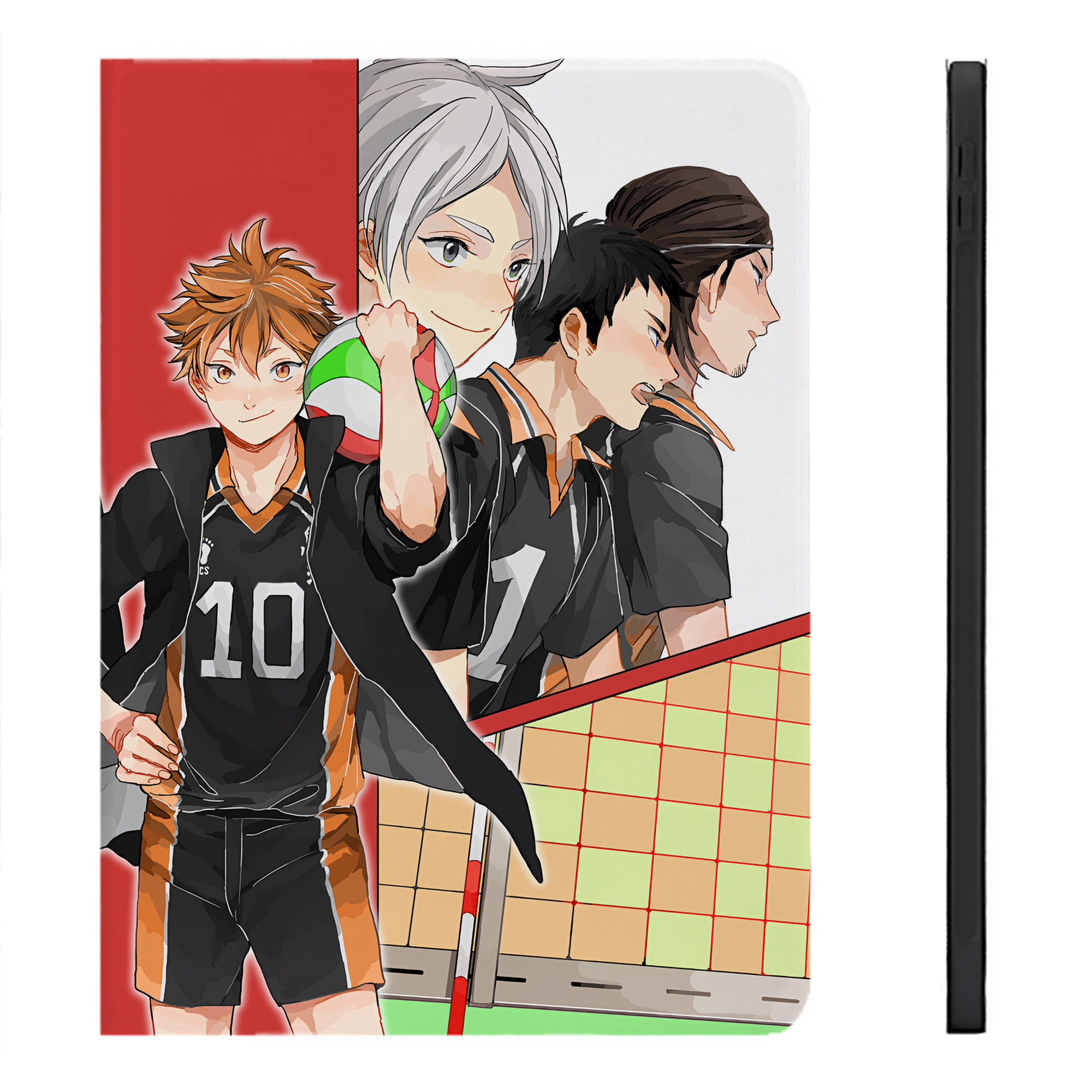 （画像用） ハイキュー!! Haikyu!! IPadケース ペンホルダー付き ブックスタイルデザイン